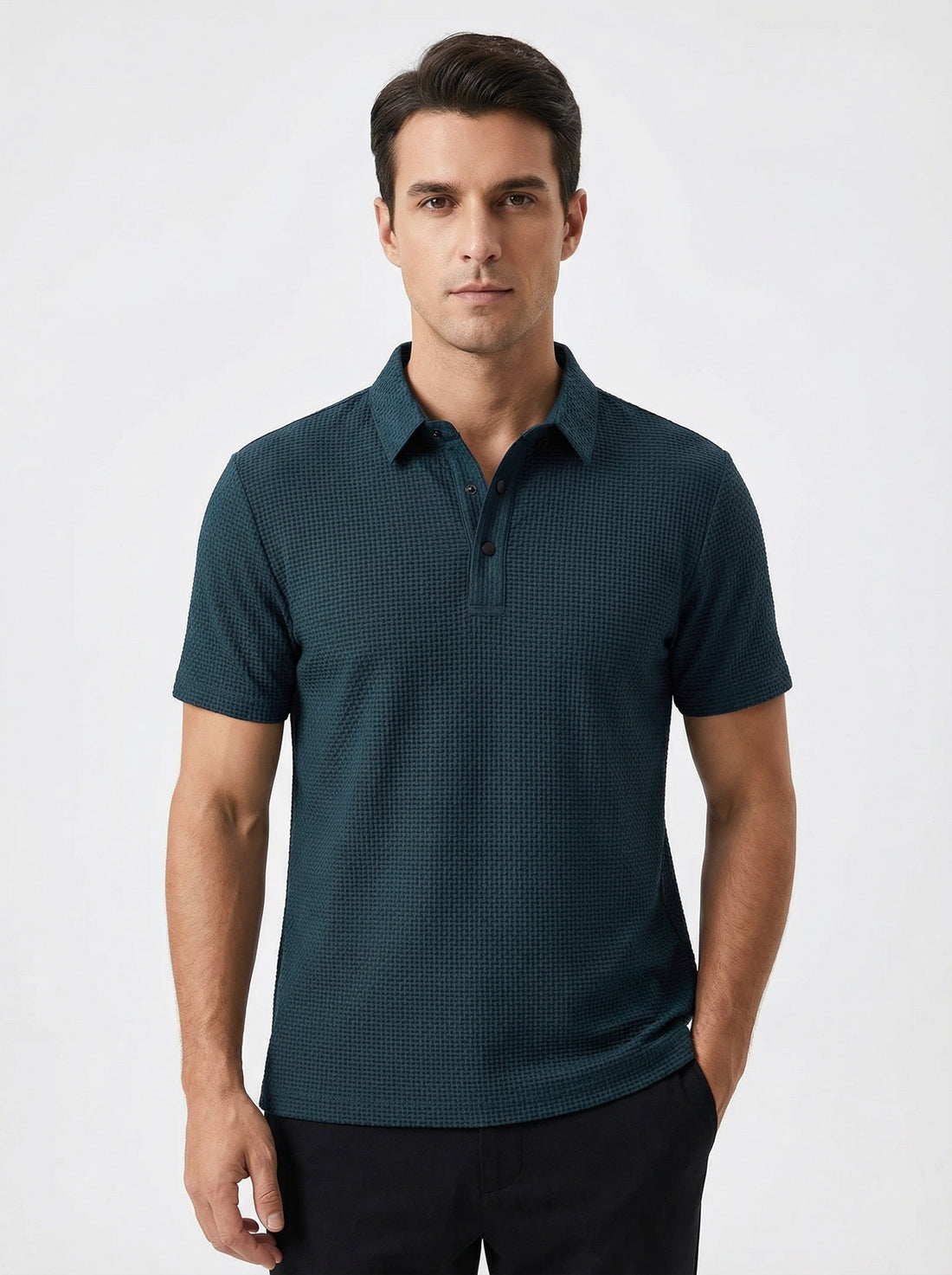 Milano — Men's Ultra-Comfortable Textured Polo