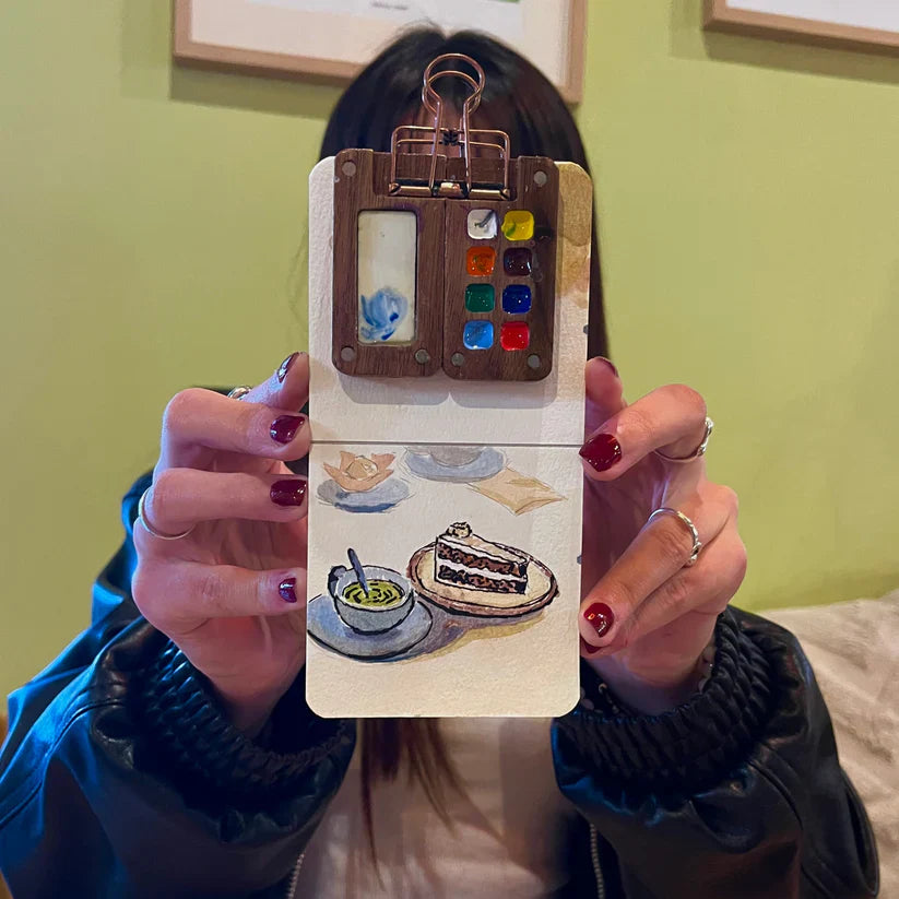 Kit Aquarelle de Voyage — Peignez partout, sans installation
