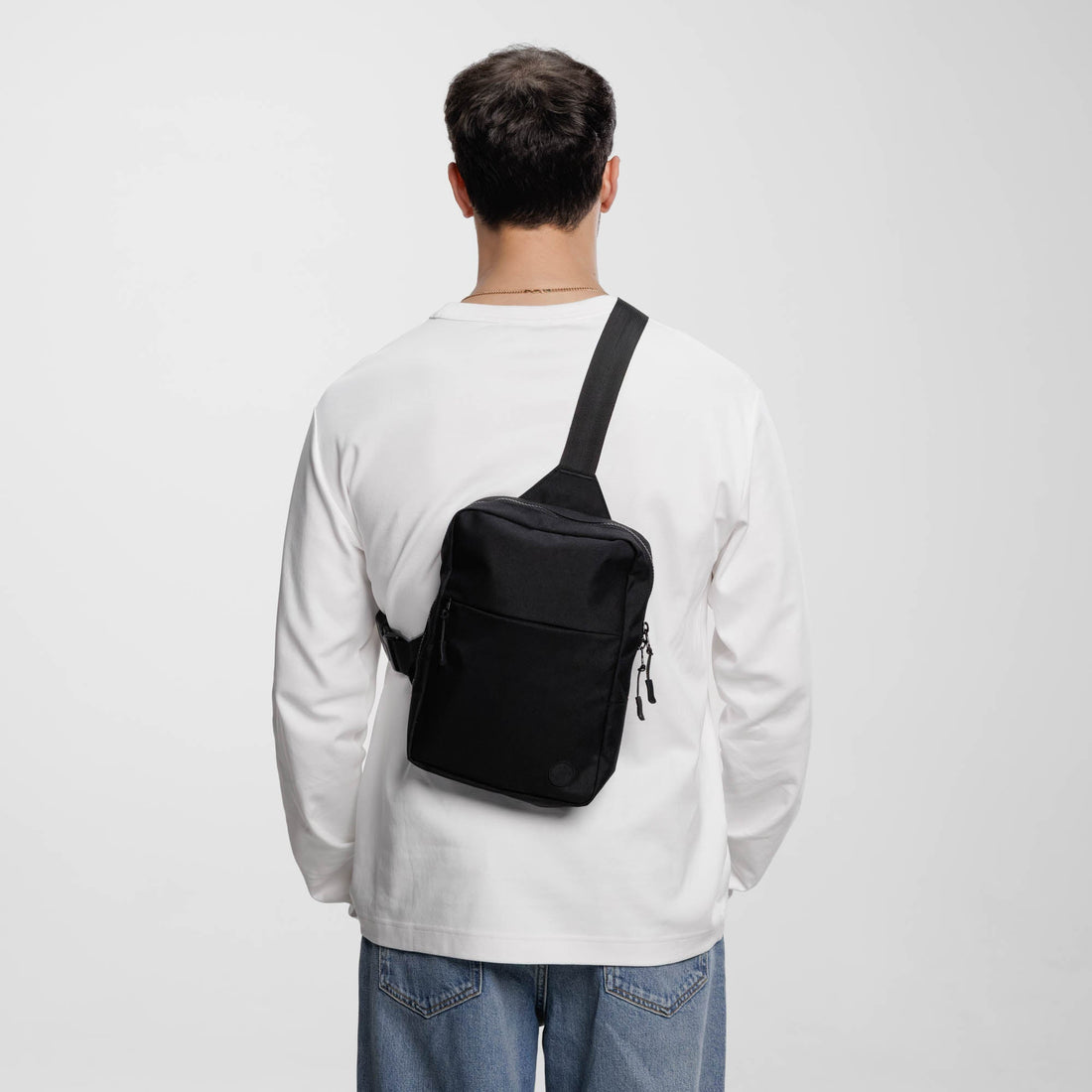 Sac Bandoulière Anti-Vol — Câble acier & poches sécurisées