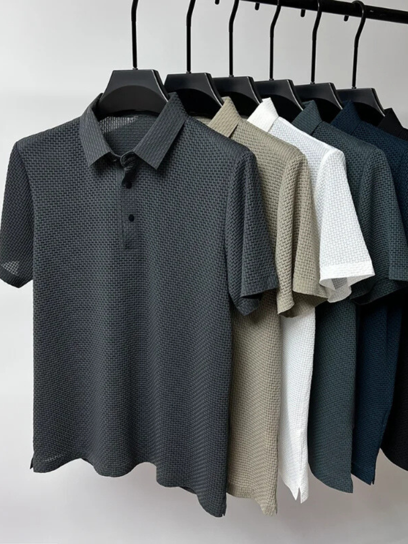 Milano — Men's Ultra-Comfortable Textured Polo