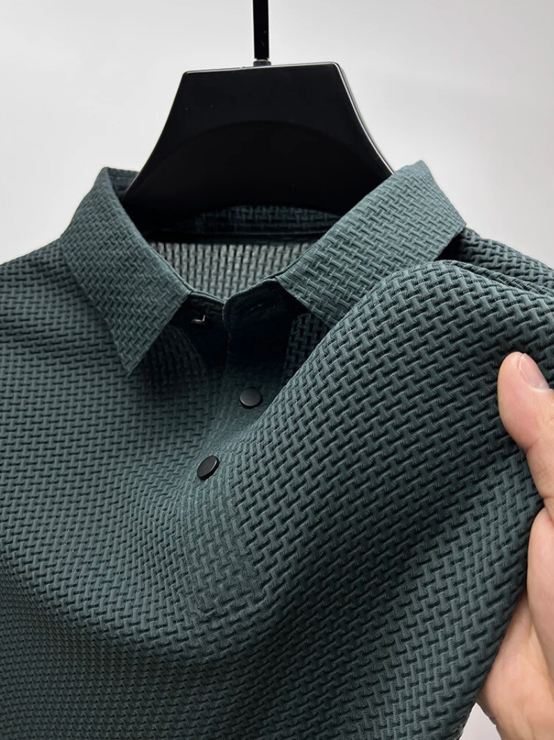 Milano — Men's Ultra-Comfortable Textured Polo