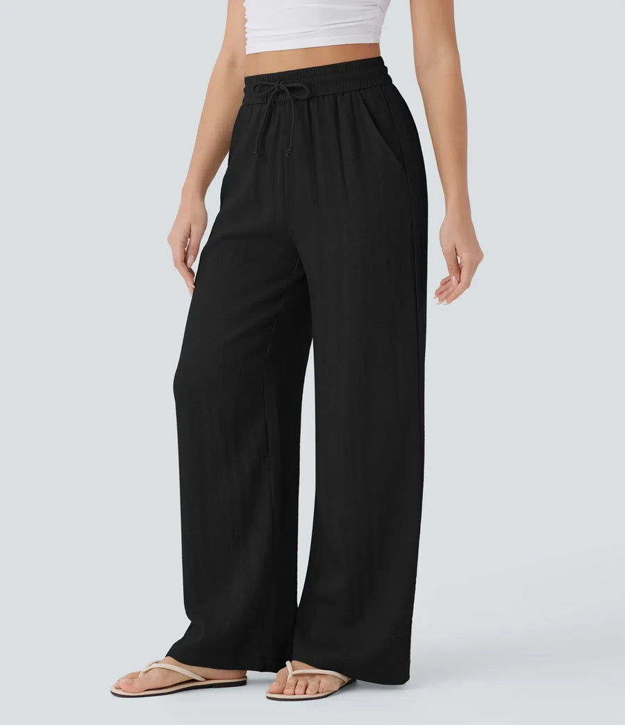 Women's Sarah Effortless Wide Leg Pants - Everyday Elegance