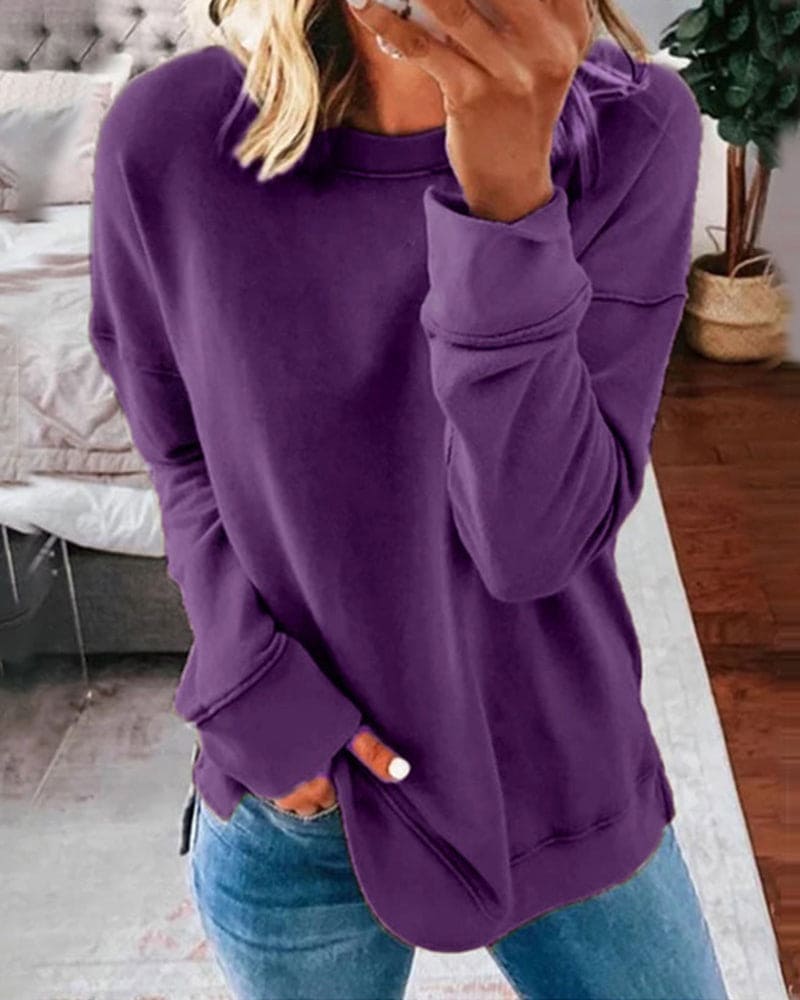 Women's Jordyn Weekend Essential Sweatshirt - Cozy Off-Duty Layer