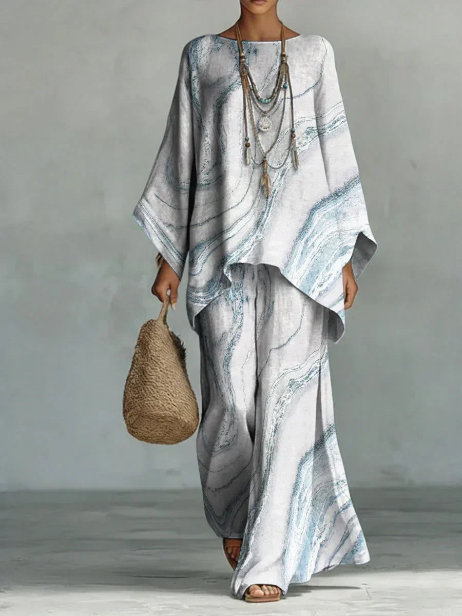 Women's Printed Comfort Set - Effortless Everyday Style