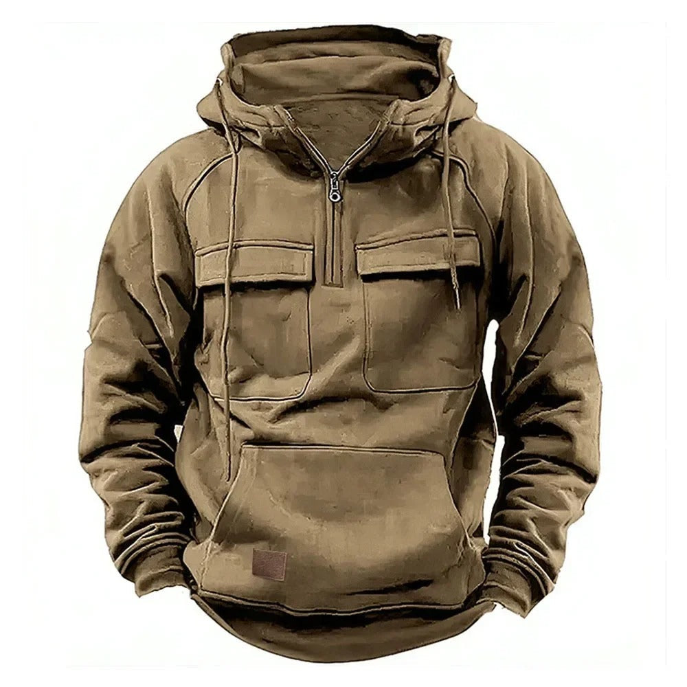 Men's Chris Utility Hooded Pullover - Functional Everyday Comfort