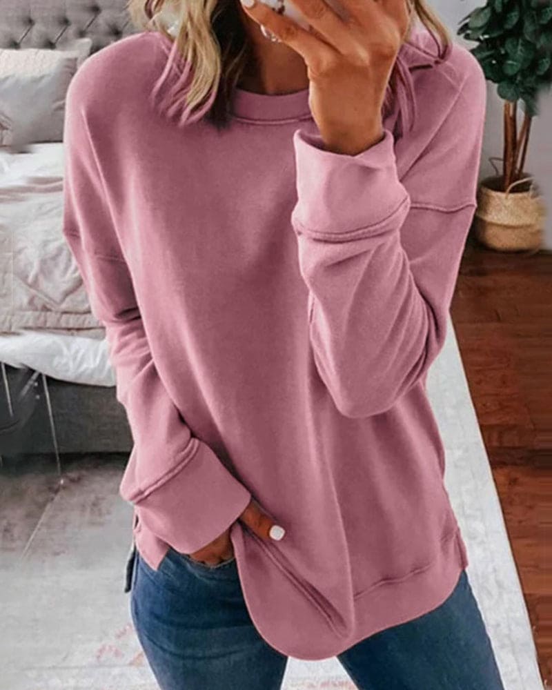 Women's Jordyn Weekend Essential Sweatshirt - Cozy Off-Duty Layer