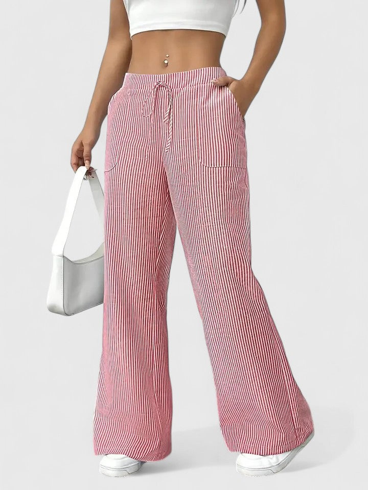 Women's Elegant Wide-Leg Pants - Effortless Comfort & Style