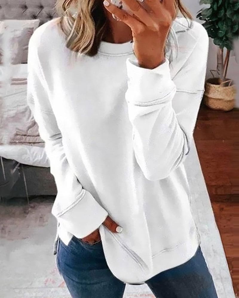 Women's Jordyn Weekend Essential Sweatshirt - Cozy Off-Duty Layer