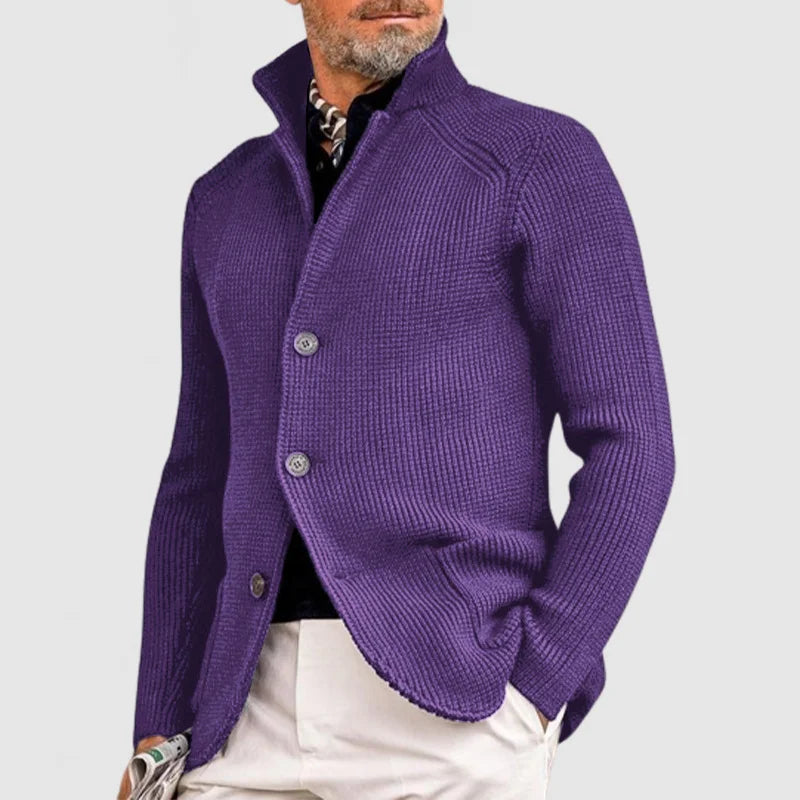 Men's Knit Button Cardigan - Timeless Layering Essential
