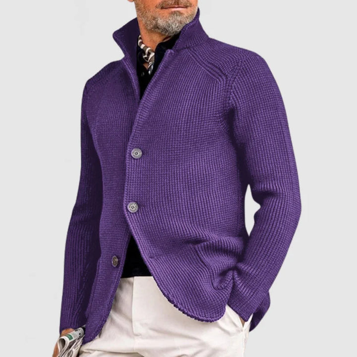 Men's Knit Button Cardigan - Timeless Layering Essential
