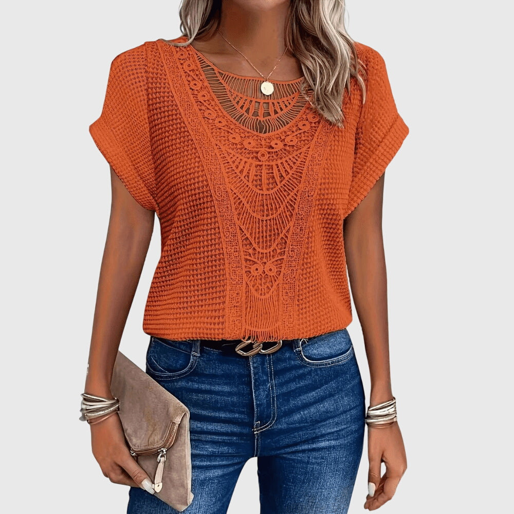 Women's Ibiza Style Blouse - Elegant & Lightweight