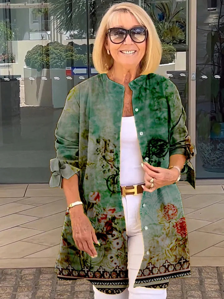 Women's Floral Button Shirt - Effortless Everyday Style