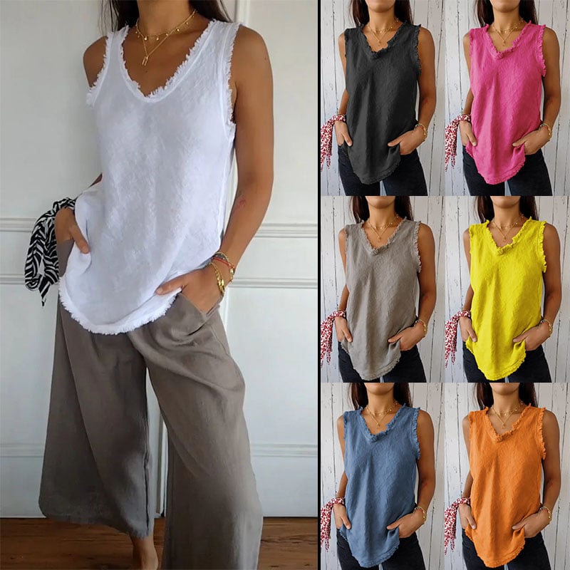 Women's Aeliana V-Neck Vest – Soft, Breathable Layering Piece