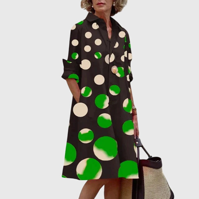 Women's Elegant Dress with Pockets - Everyday Chic