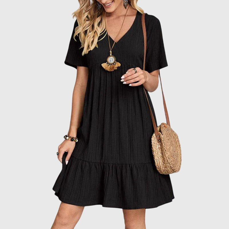 Women's Elegant Flattering Dress - Day to Night Chic