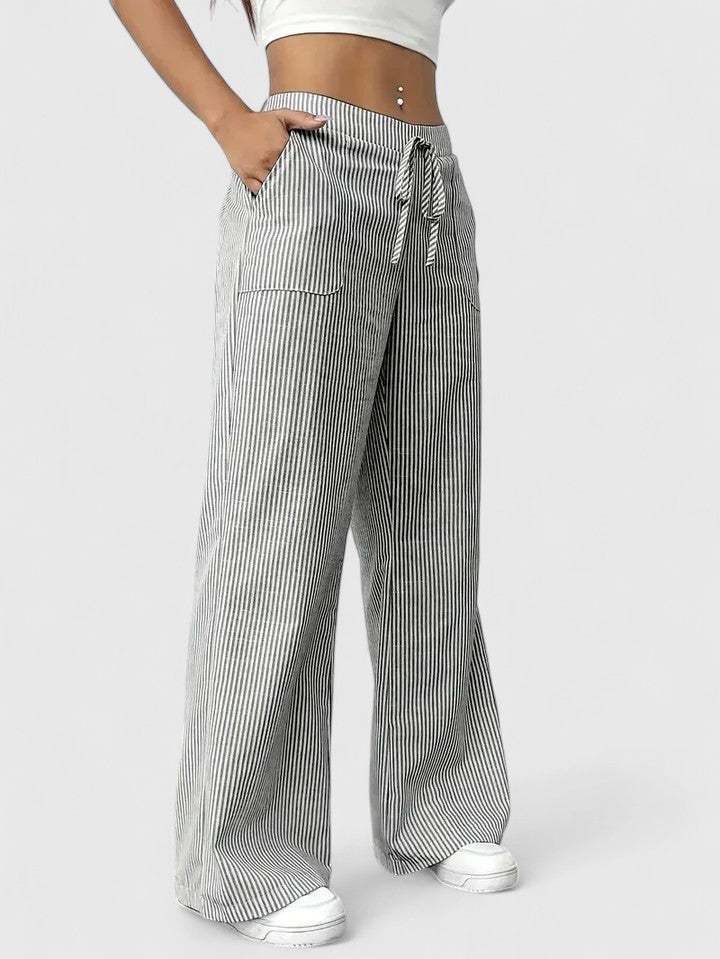 Women's Elegant Wide-Leg Pants - Effortless Comfort & Style