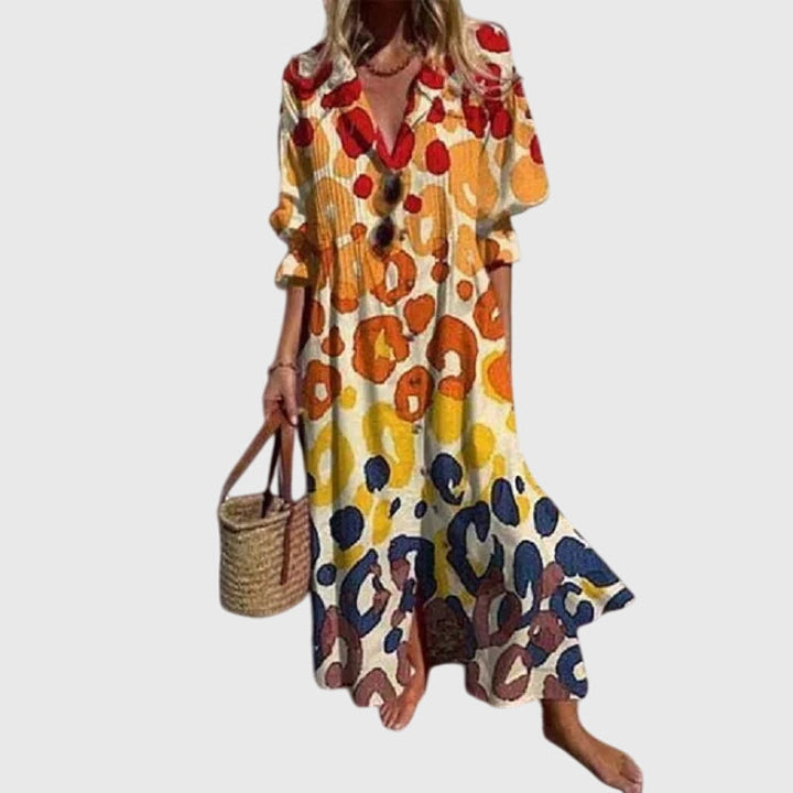 Women's Bohemian Dress - Flowy & Elegant for Summer