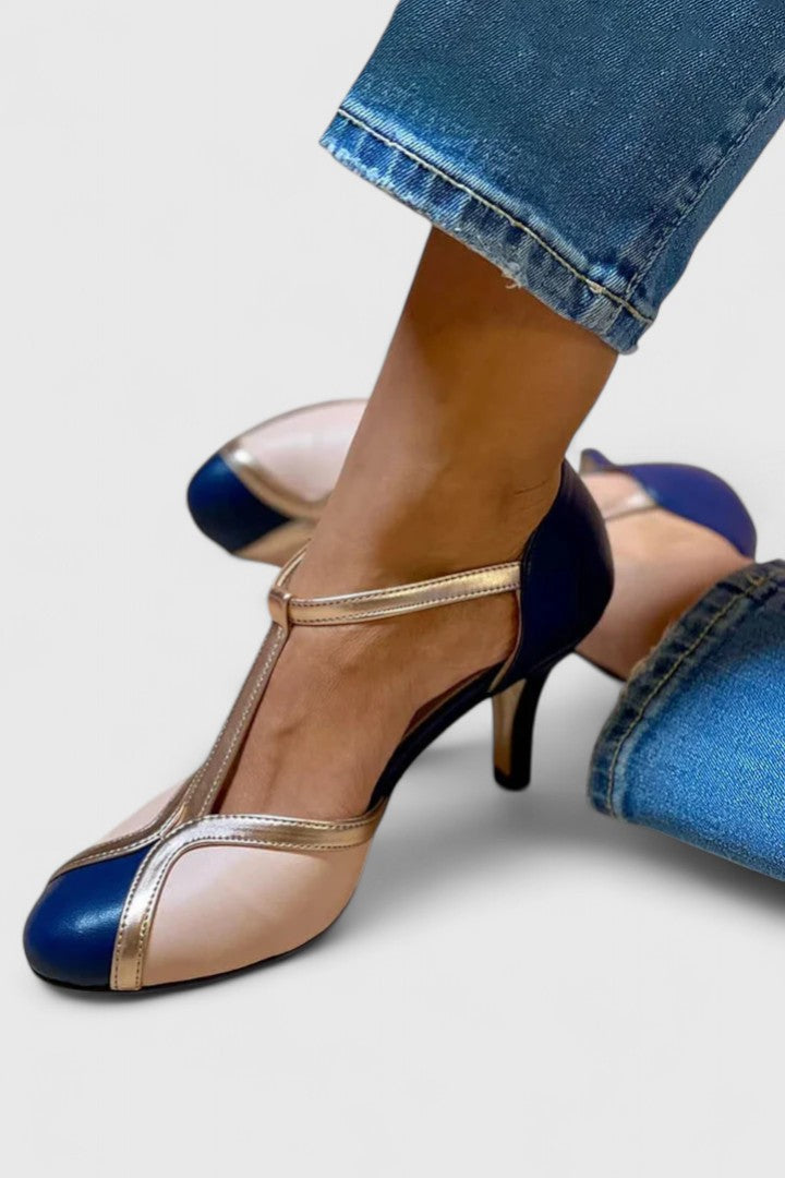 Women's Alisson T-Strap Heels - Classic Elegance for Any Occasion