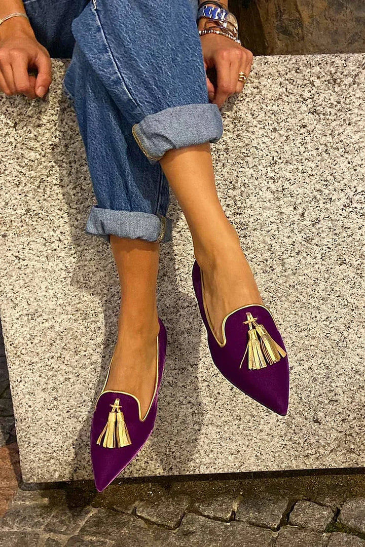 Women's Elegant Tassel Loafers - Classic Everyday Style