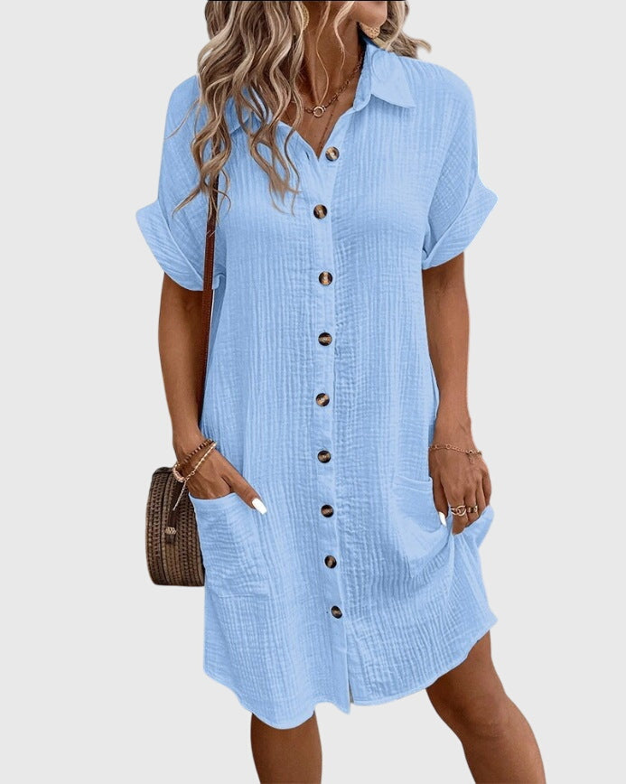 Women's Caroline Relaxed Fit Dress - Everyday Comfort