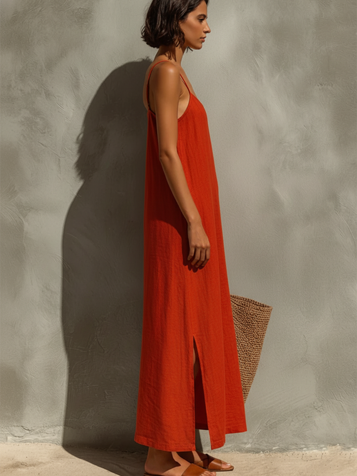 Women's Elegant Dress - Effortless Vacation & Resort Style