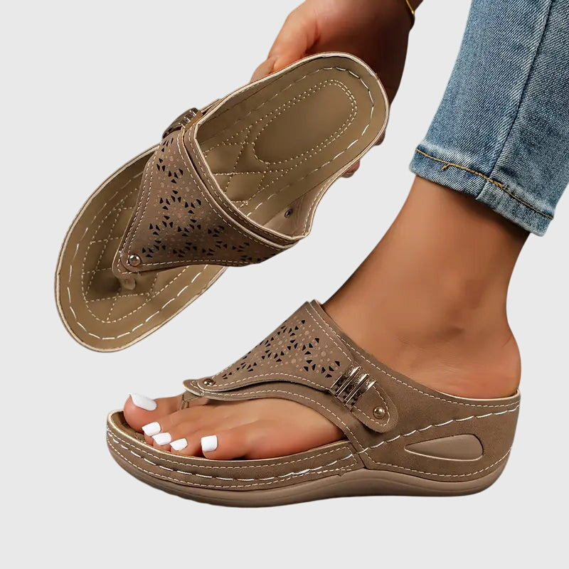 Women's Orthopedic Sandals - Ergonomic Support & Wedge Sole