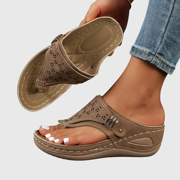 Women's Orthopedic Sandals - Ergonomic Support & Wedge Sole