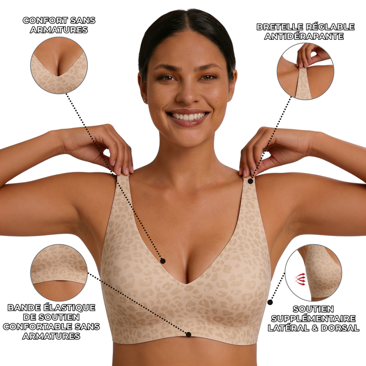 Women's Seamless Second-Skin Bra – Wireless Everyday Comfort