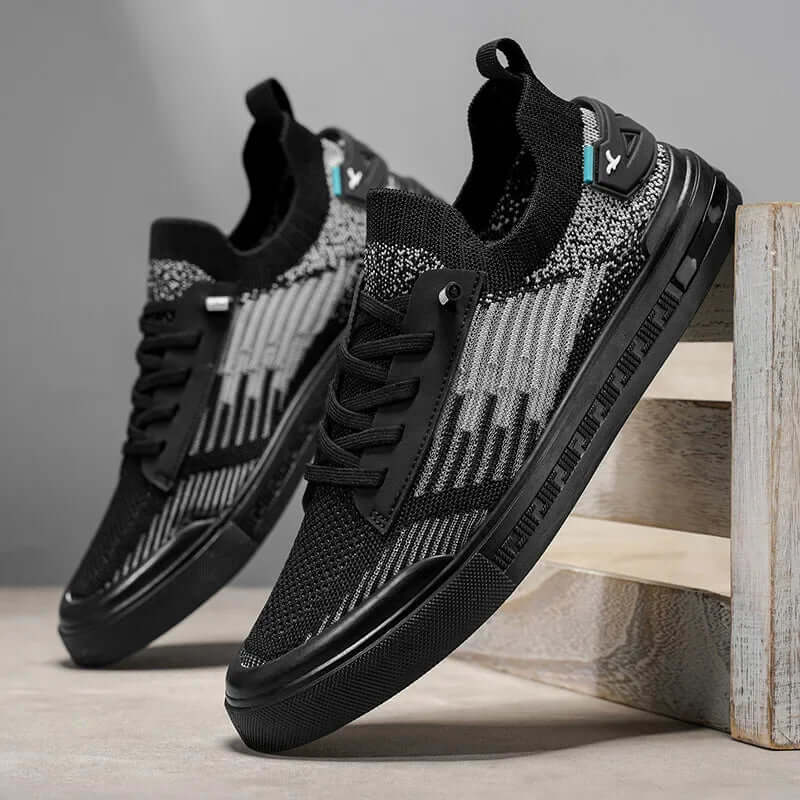 Men's Knit Trainers – Lightweight Cushioned Everyday Sneakers