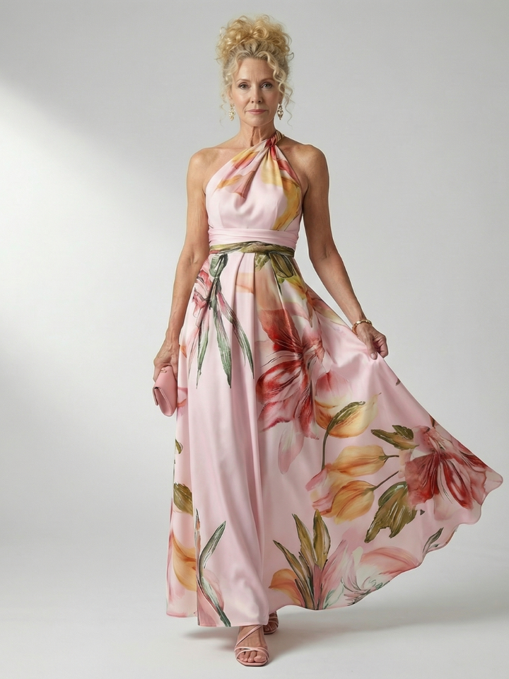 Women's Floral Maxi Dress - Breezy and Comfortable