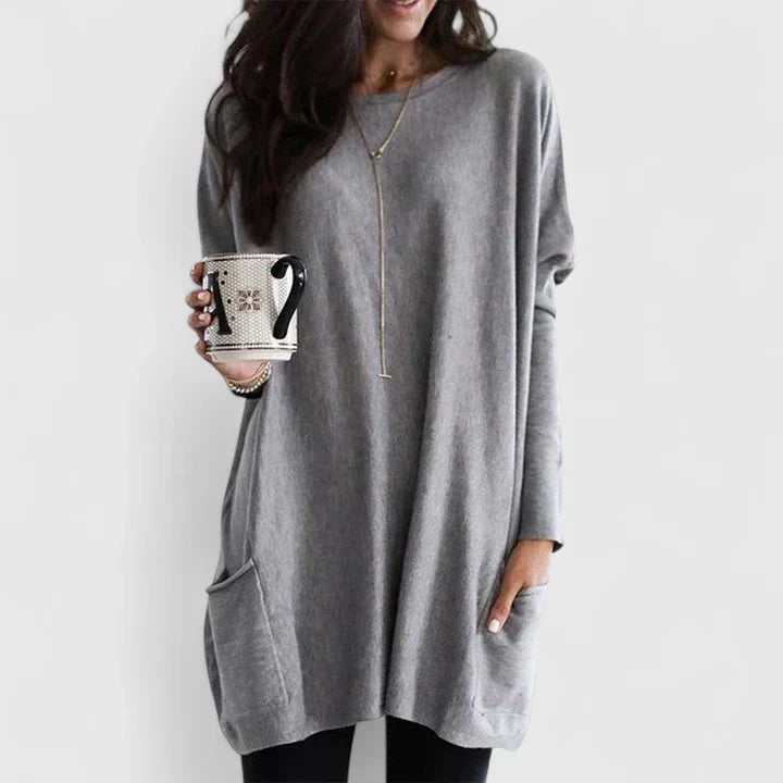 Women's Scarlett Relaxed Pocket Tunic - Effortless Everyday Comfort