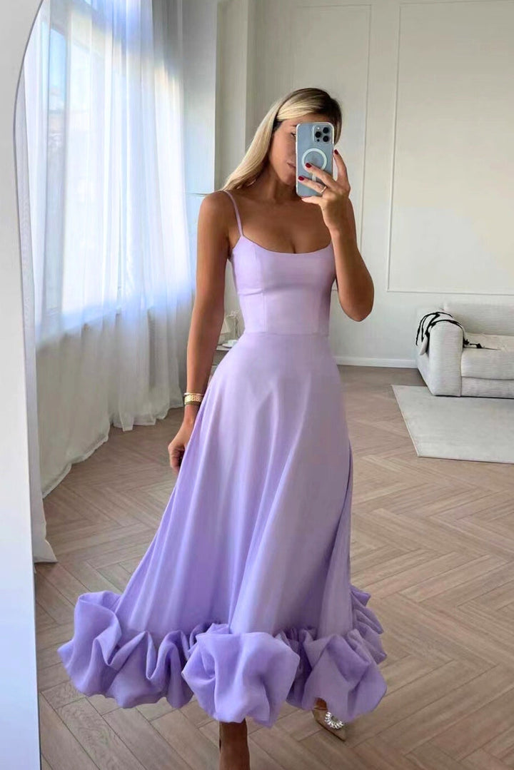 Women's Flowing Midi Dress - Wedding Guest Essential