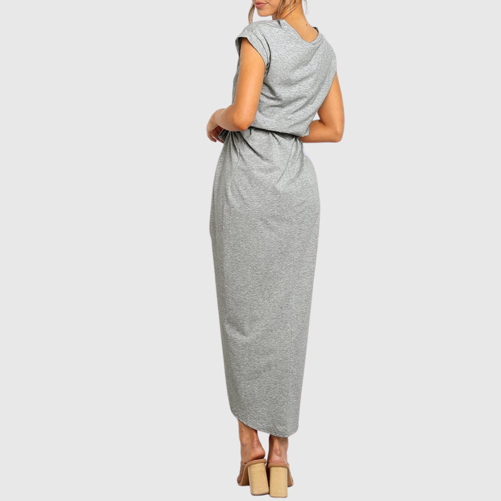 Women's Casual Midi Dress - Effortless Style for Any Occasion