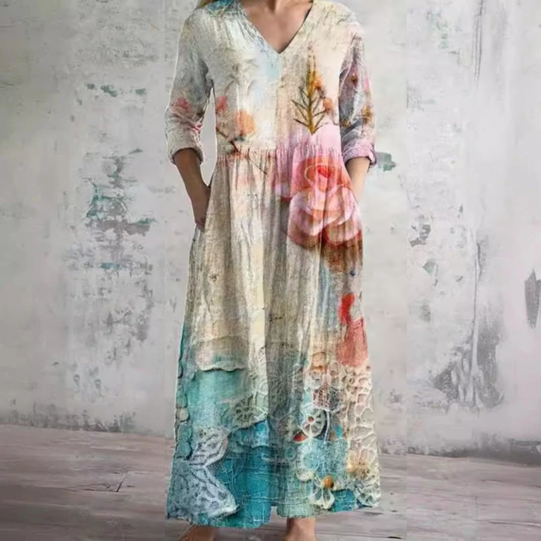 Women's Floral Summer Dress - Breezy & Lightweight Everyday Elegance