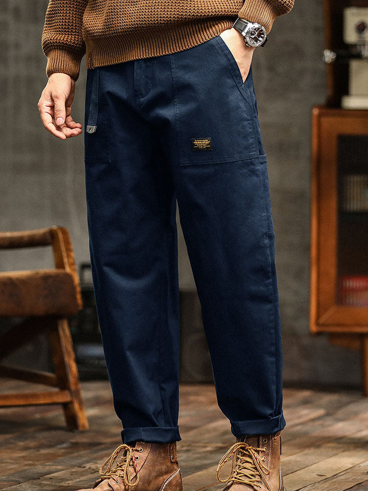 Men's Vintage-Inspired Cargo Pants - Everyday Utility