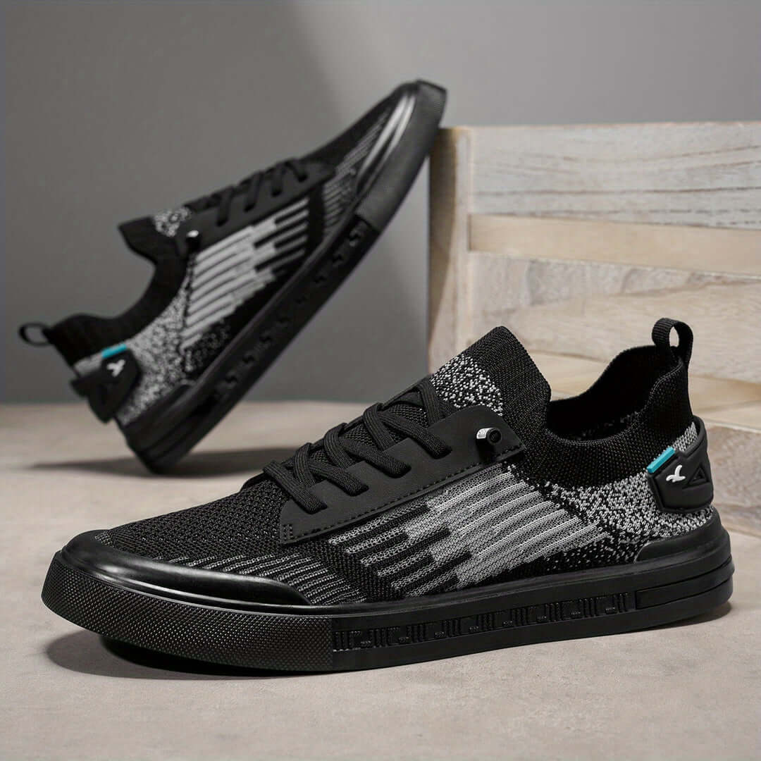 Men's Knit Trainers – Lightweight Cushioned Everyday Sneakers