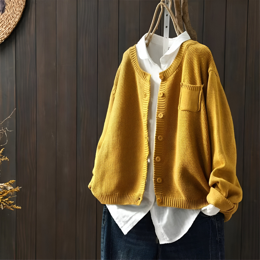 Women's Knit Casual Cardigan - Cozy Everyday Layering