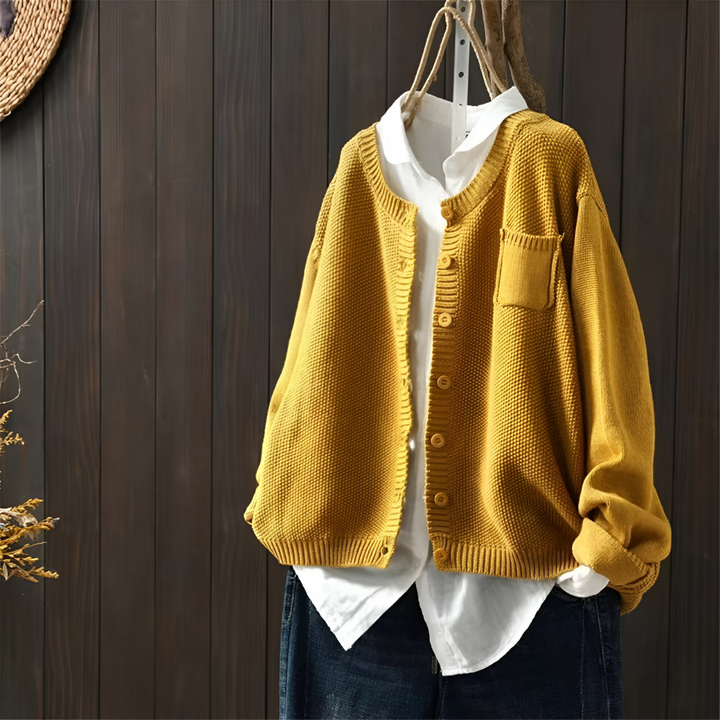 Women's Knit Casual Cardigan - Cozy Everyday Layering