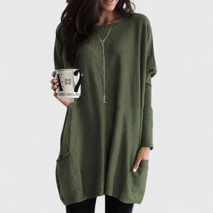Women's Scarlett Relaxed Pocket Tunic - Effortless Everyday Comfort