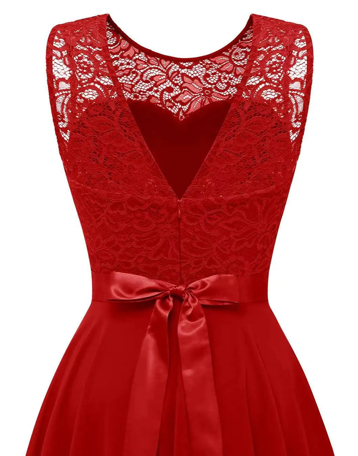 Women's Kaitlyn High-Low Elegant Dress – Wedding Guest Ready