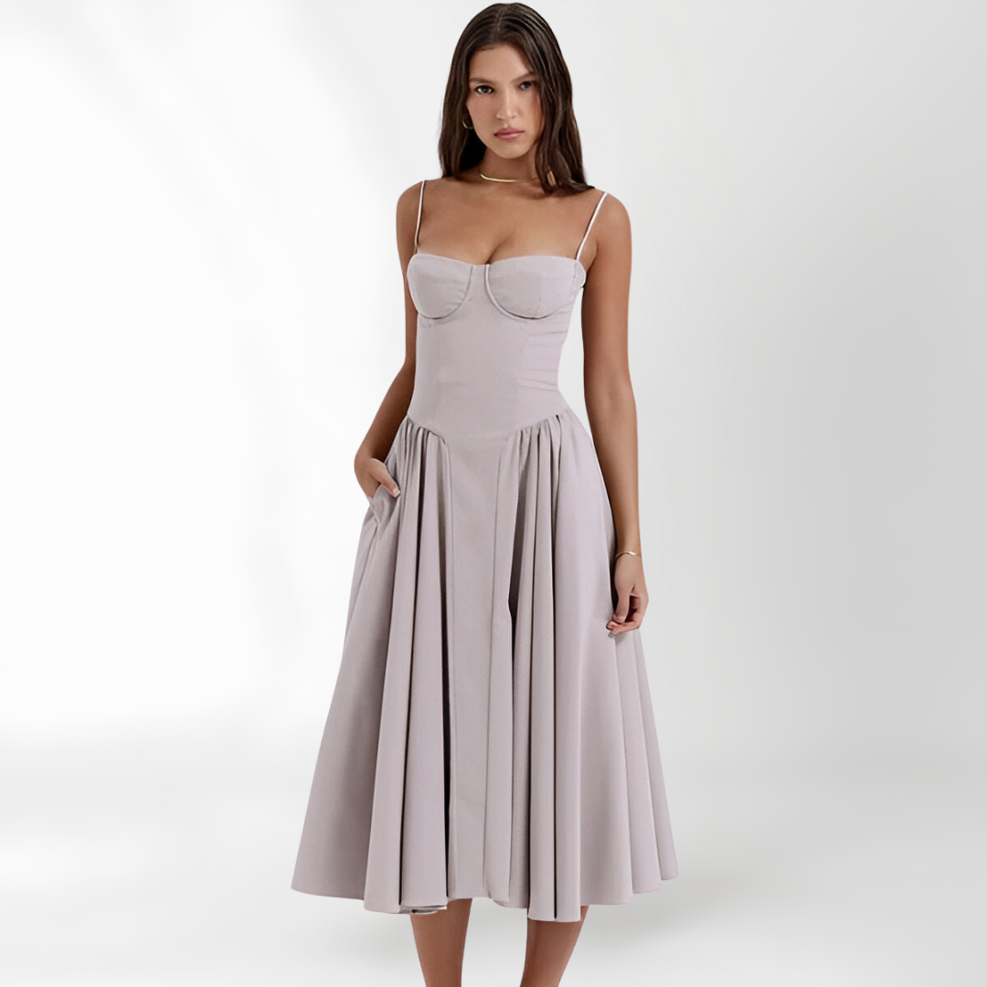 Women's Maren Sleeveless Corset Dress - Elegant & Sophisticated