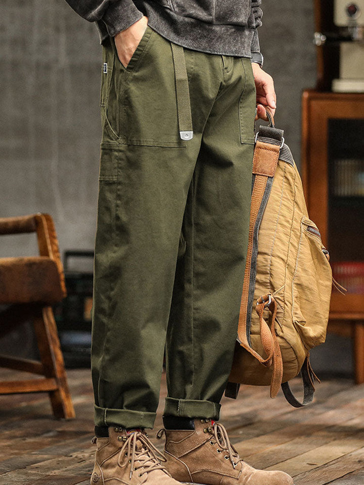 Men's Vintage-Inspired Cargo Pants - Everyday Utility