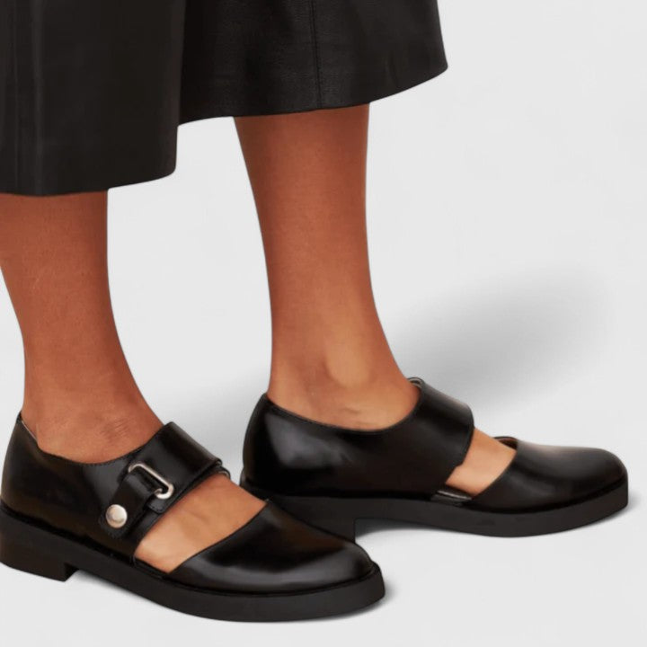 Women's Margot Modern Mary Jane Flats - Classic Style with
