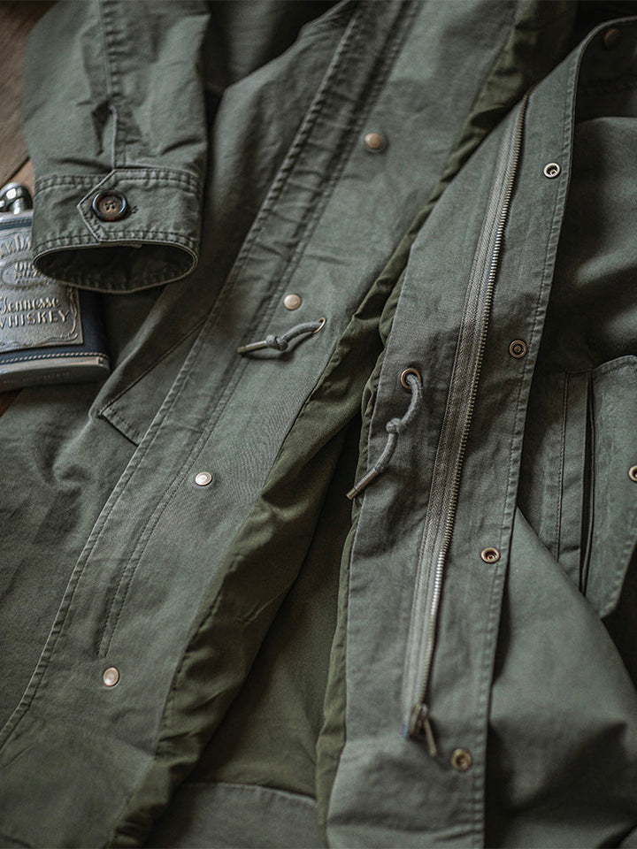 Men's Heavyweight Cotton Fishtail Parka - Vintage Military Inspired