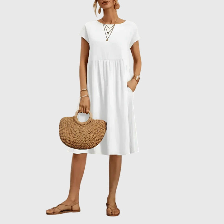 Women's Mirabel Elegant Spring Dress - Effortless Day to Night