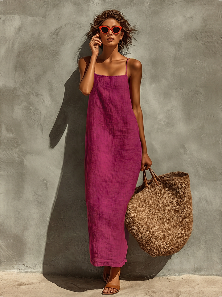 Women's Elegant Dress - Effortless Vacation & Resort Style