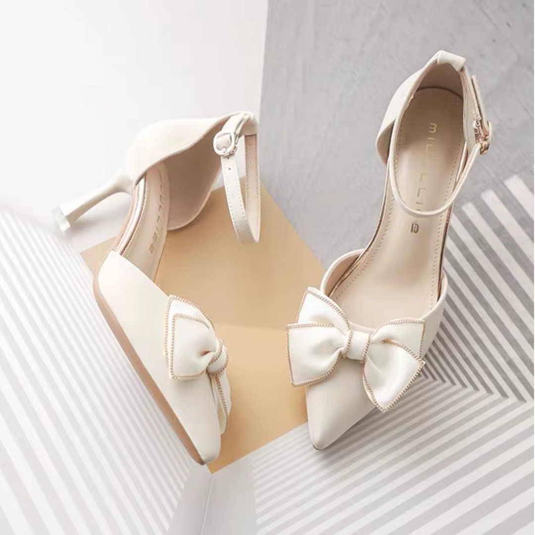 Women's Faux Leather Seraphine Pointed Stiletto Heels