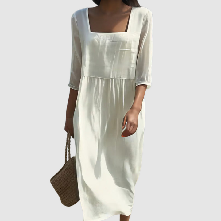Women's Linen Casual Dress - Breathable Summer Comfort