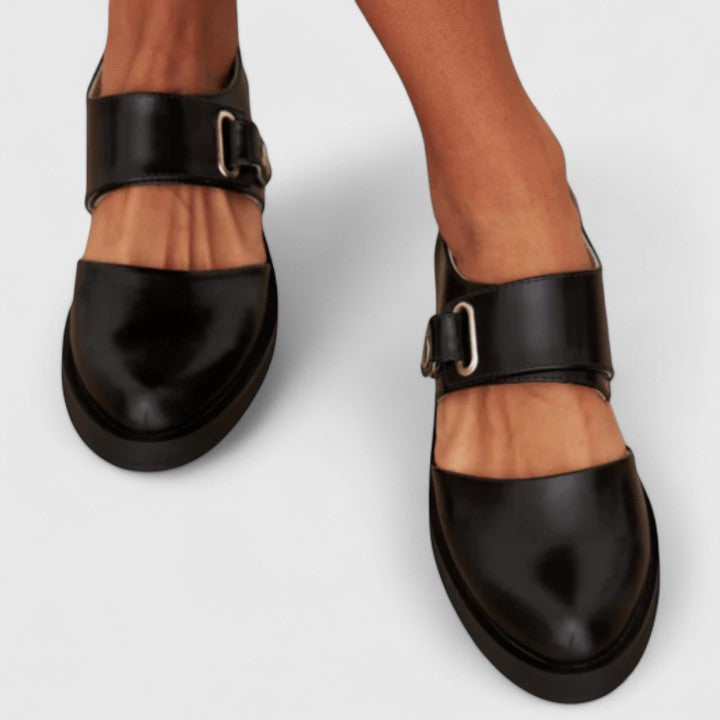 Women's Margot Modern Mary Jane Flats - Classic Style with