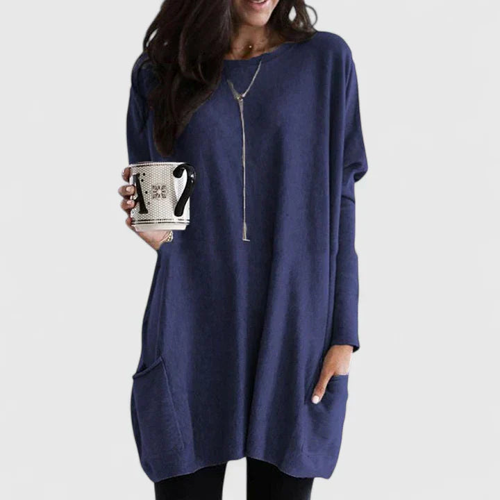 Women's Scarlett Relaxed Pocket Tunic - Effortless Everyday Comfort